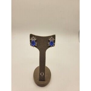 Bomb party Sterling silver blue Stud Earrings